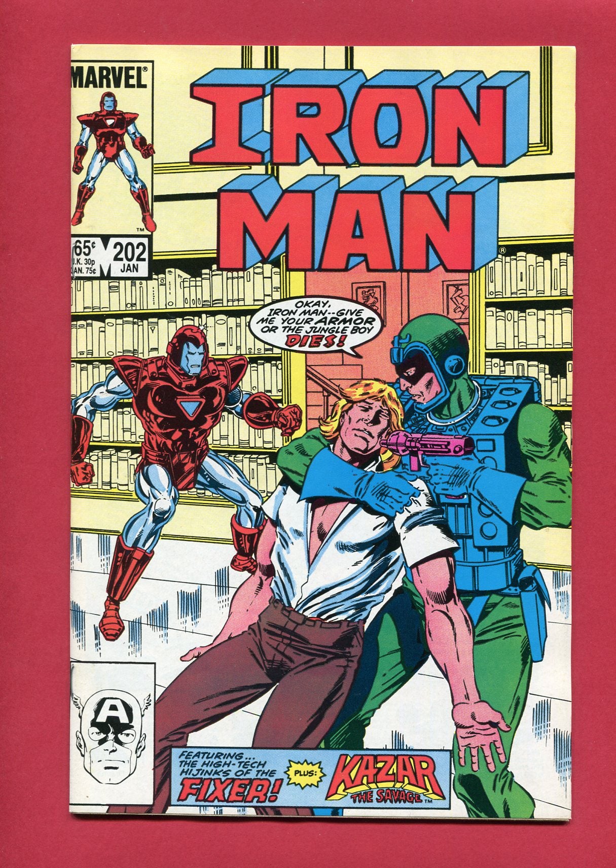 Iron Man #202 (Jan 1986), 9.2 NM-