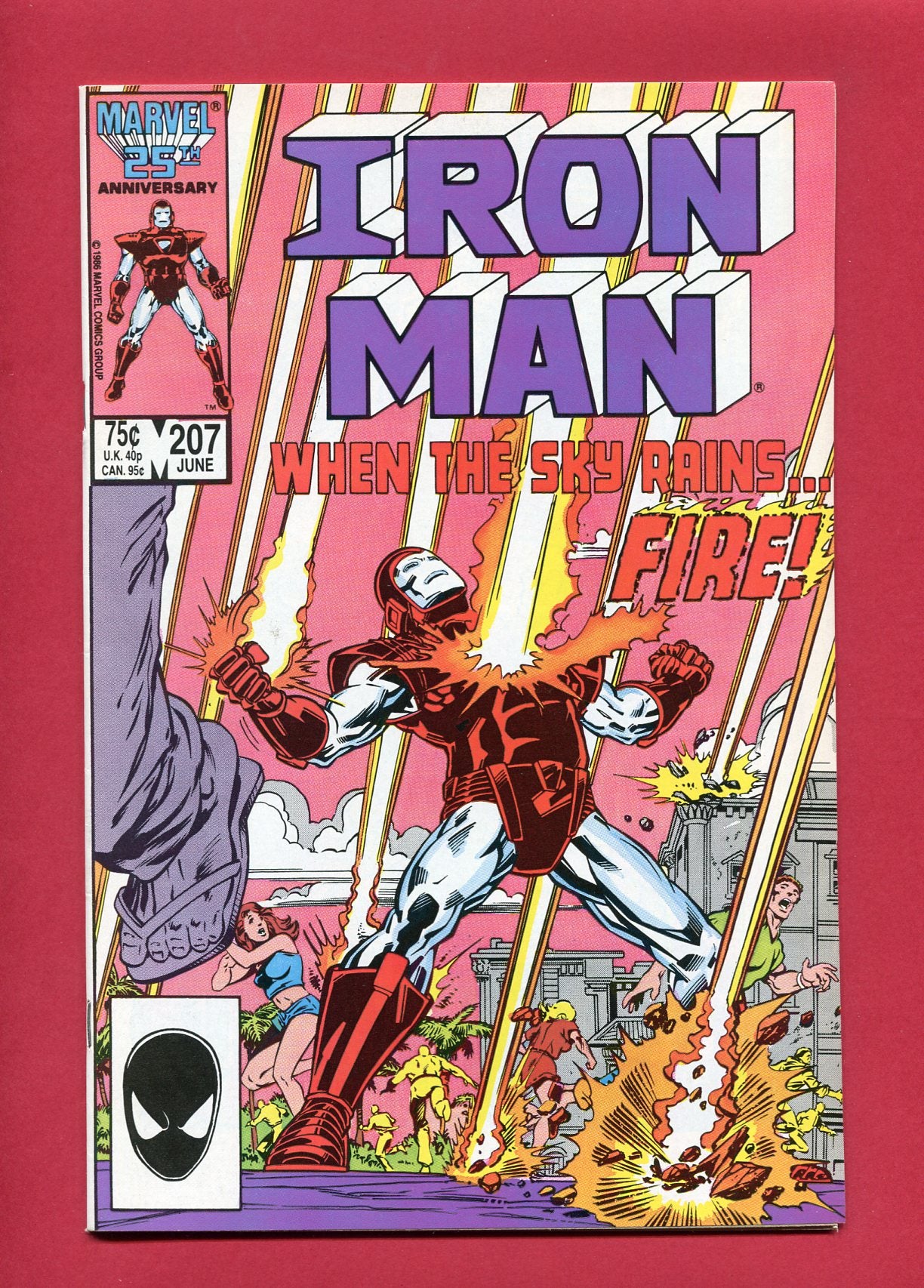 Iron Man #207 (Jun 1986), 7.5 VF-