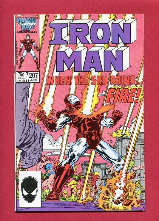 Iron Man #207 (Jun 1986), 7.5 VF-
