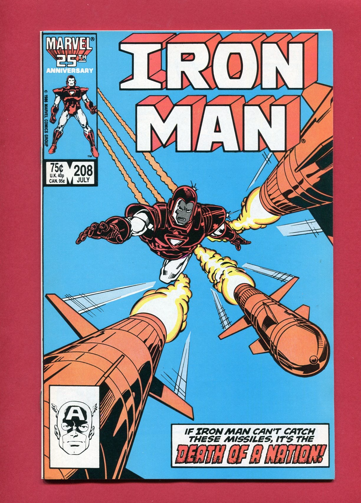 Iron Man #208 (Jul 1986), 9.2 NM-