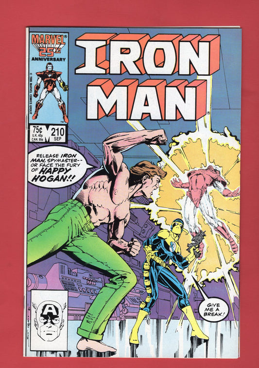 Iron Man #210 (Sep 1986), 8.5 VF+