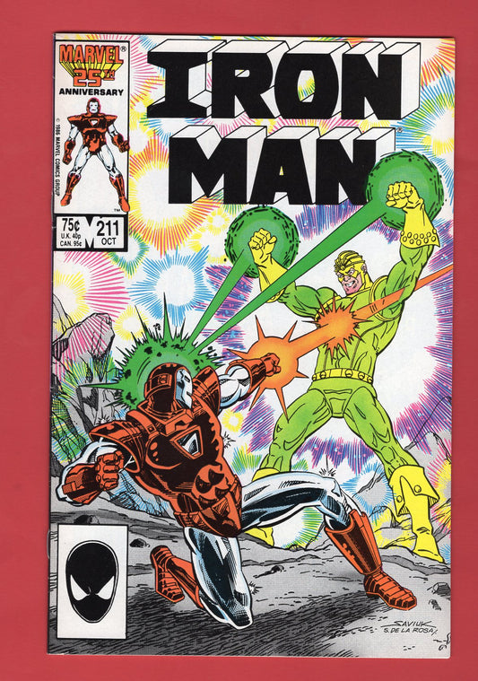 Iron Man #211 (Oct 1986), 8.0 VF