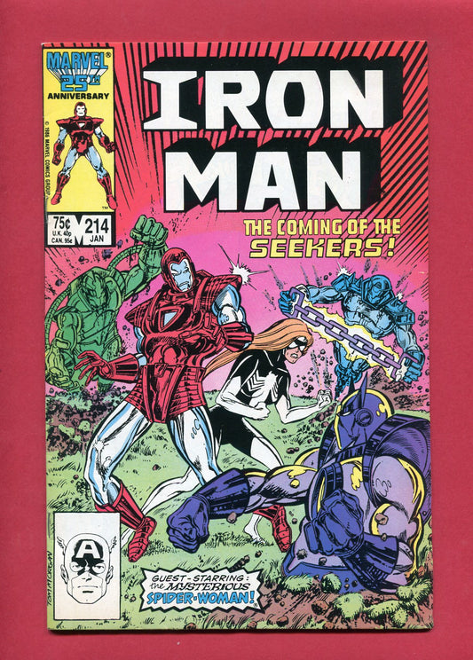Iron Man #214 (Jan 1987), 6.5 FN+