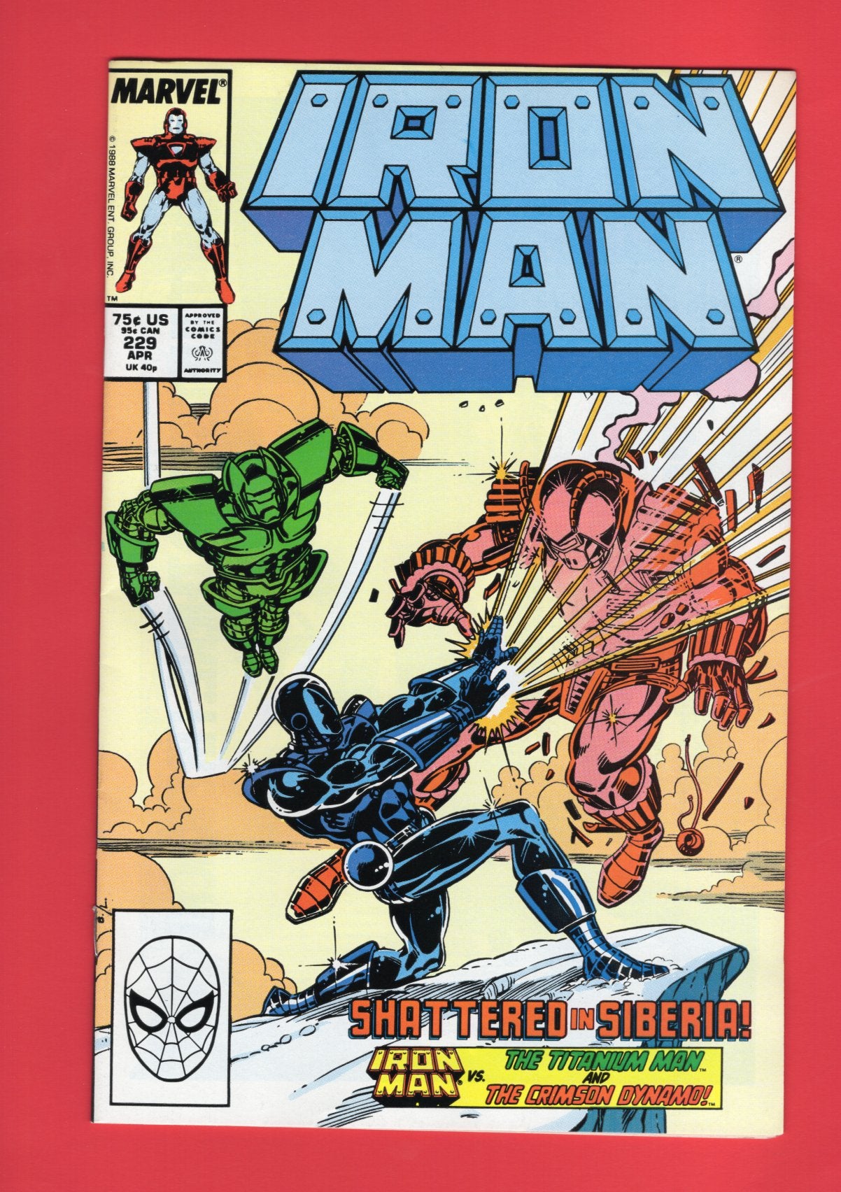 Iron Man #229 (Apr 1988) 8.5 VF+