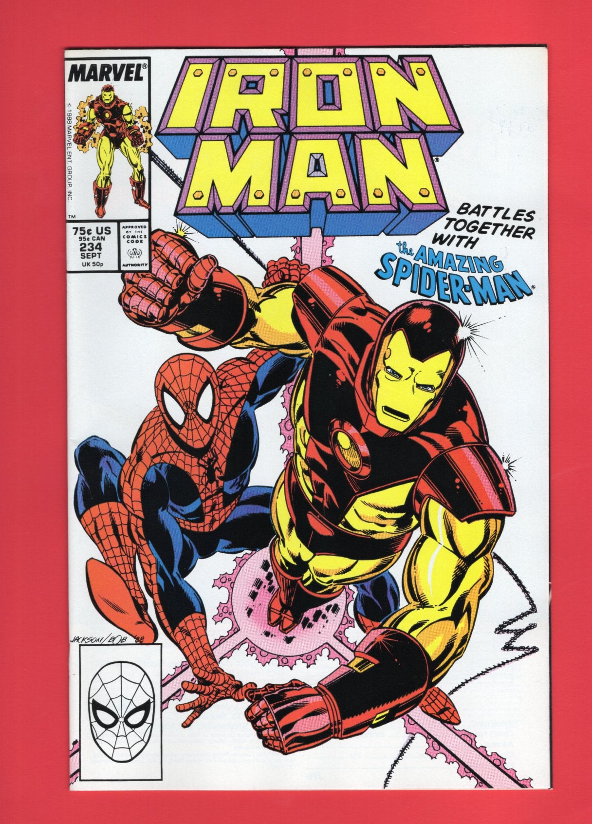 Iron Man #234 (Sep 1988) 9.2 NM-