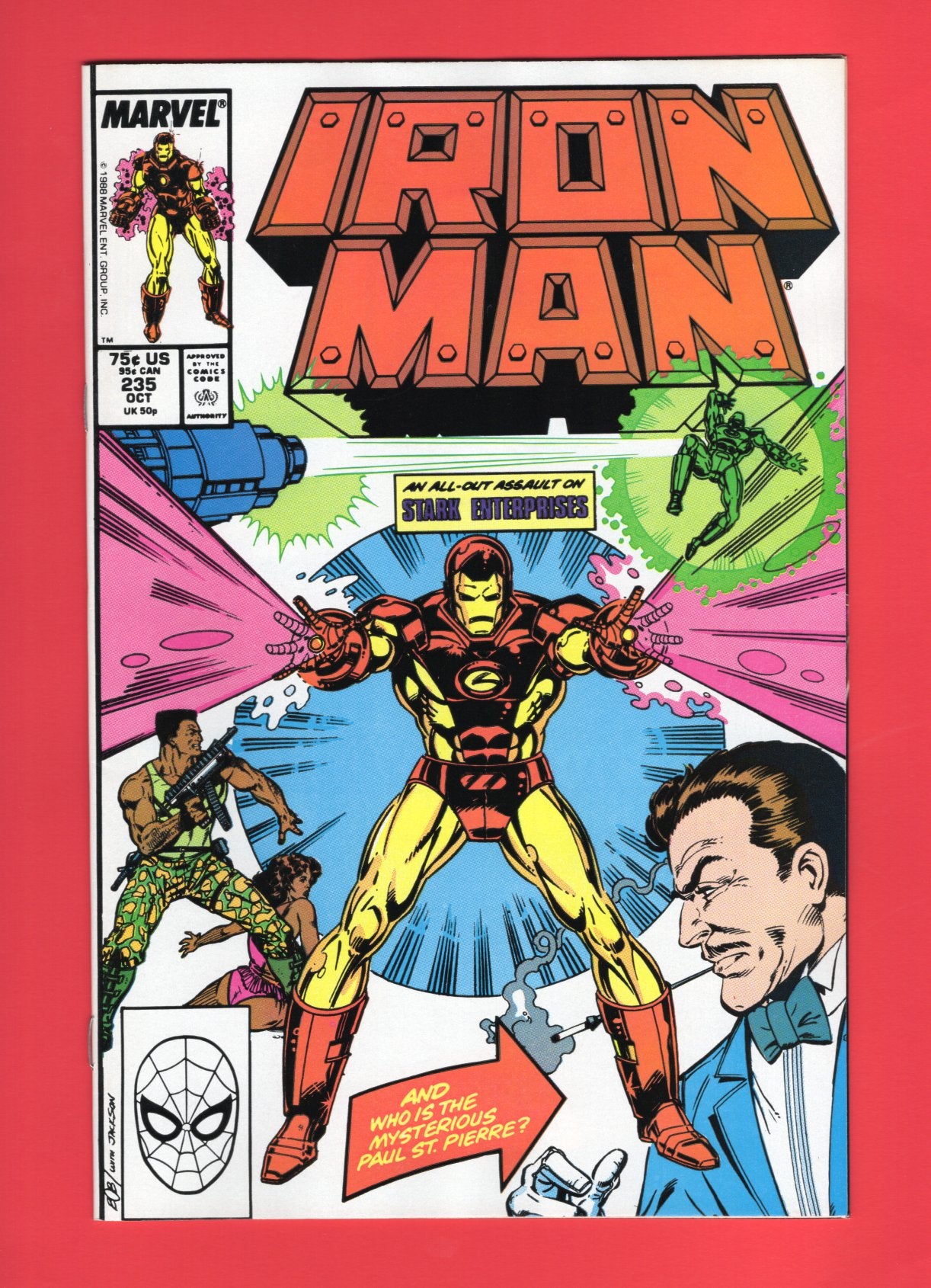 Iron Man #235 (Oct 1988) 9.2 NM-