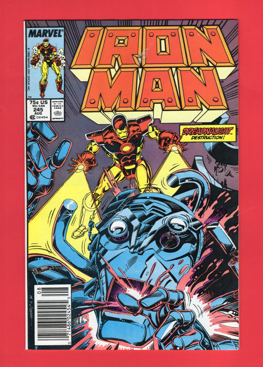 Iron Man #245 (Aug 1989) 8.0 VF Newsstand