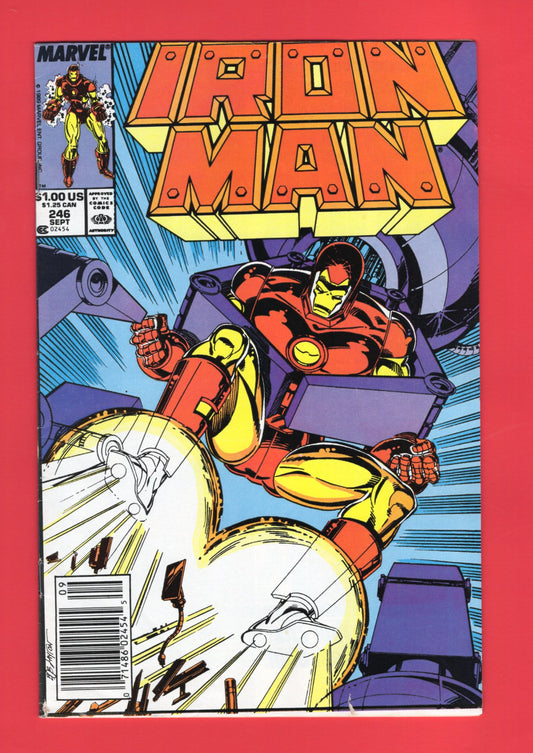 Iron Man #246 (Sep 1989) 6.0 FN Newsstand
