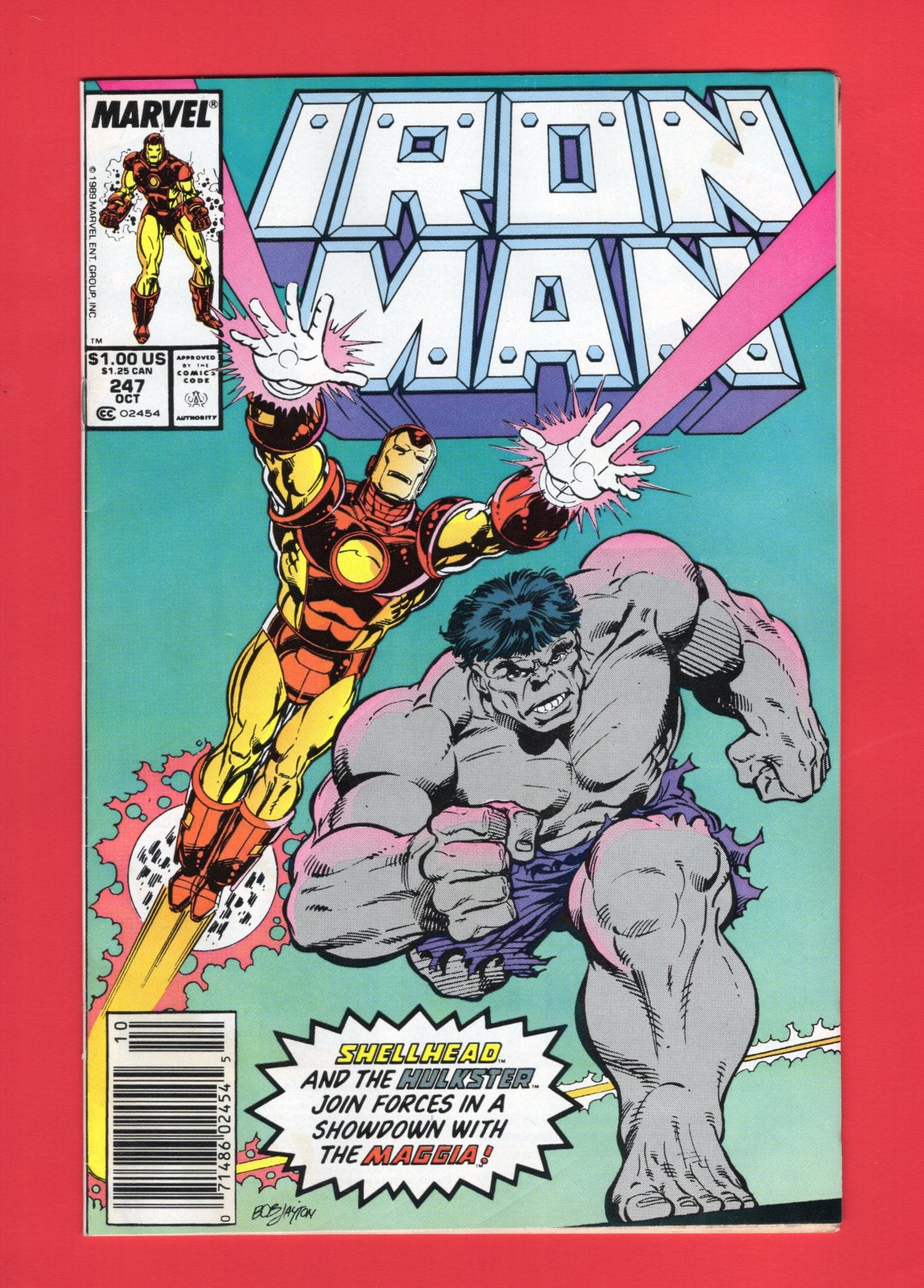 Iron Man #247 (Oct 1989) 6.5 FN+ Newsstand