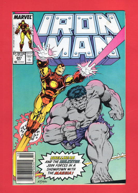 Iron Man #247 (Oct 1989) 6.5 FN+ Newsstand