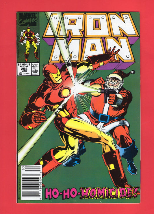 Iron Man #254 (Mar 1990) 7.5 VF- Newsstand