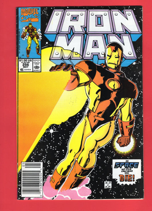 Iron Man #256 (May 1990) 7.5 VF- Newsstand