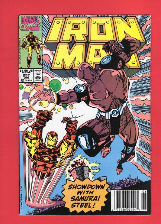 Iron Man #257 (Jun 1990) 7.5 VF- Newsstand