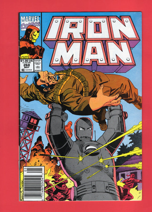 Iron Man #268 (May 1991) 8.0 VF Newsstand