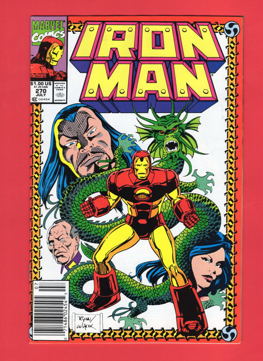 Iron Man #270 (Jul 1991) 8.0 VF Newsstand
