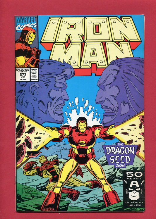 Iron Man #273 (Oct 1991), 7.5 VF-