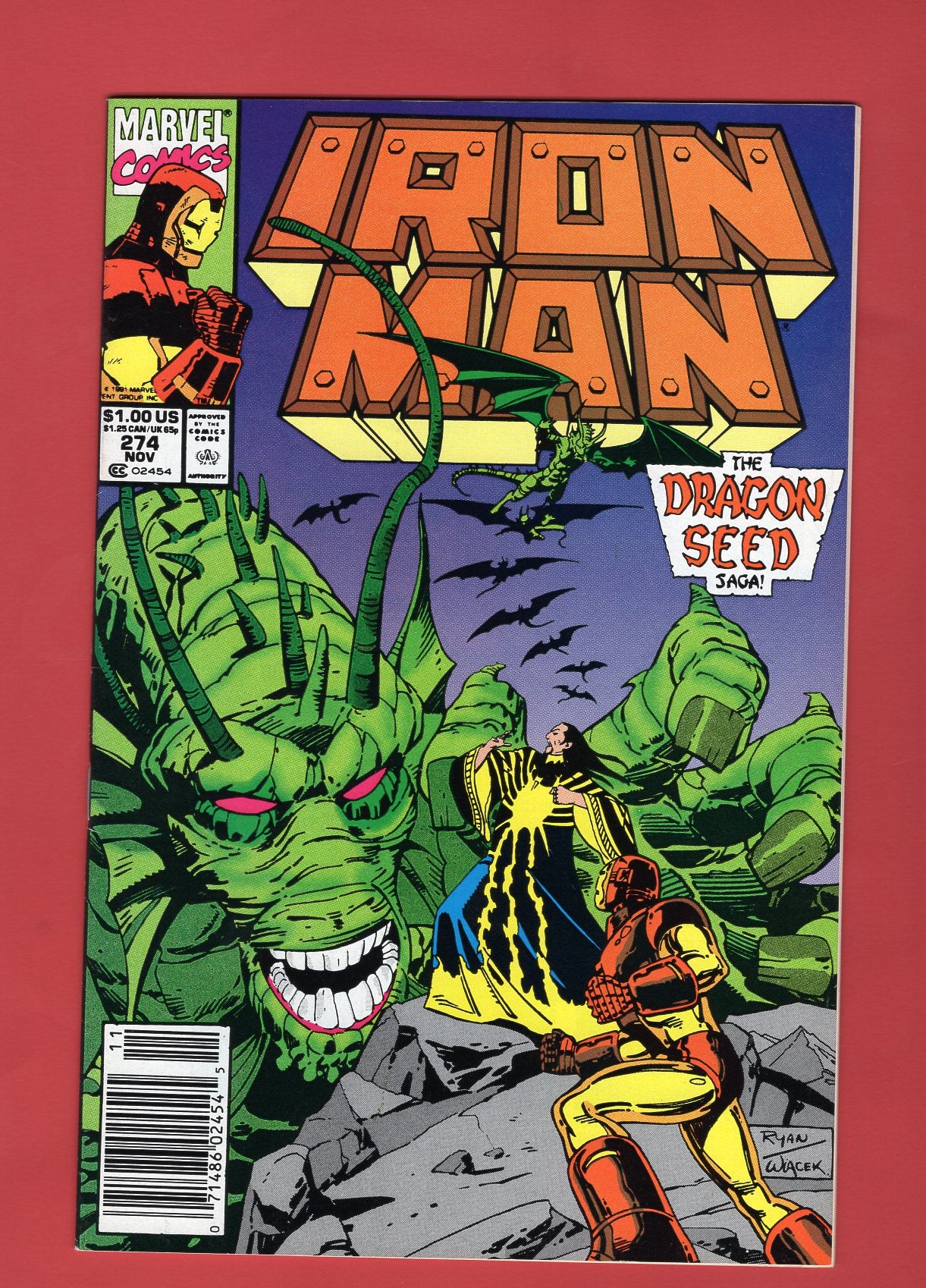 Iron Man #274 (Nov 1991), 8.5 VF+