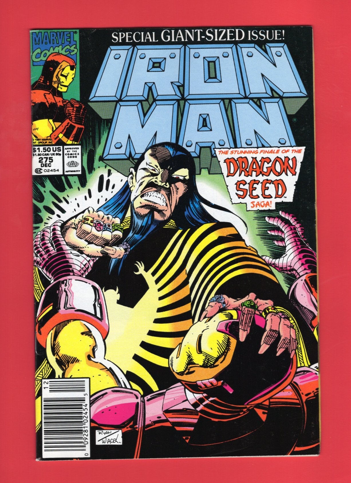 Iron Man #275 (Dec 1991) 8.0 VF Newsstand