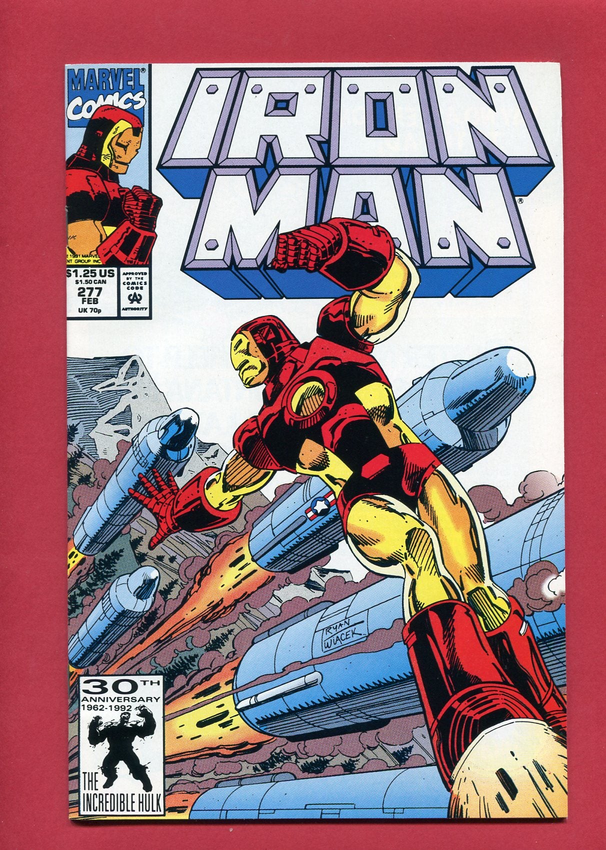 Iron Man #277 (Feb 1992), 9.2 NM-