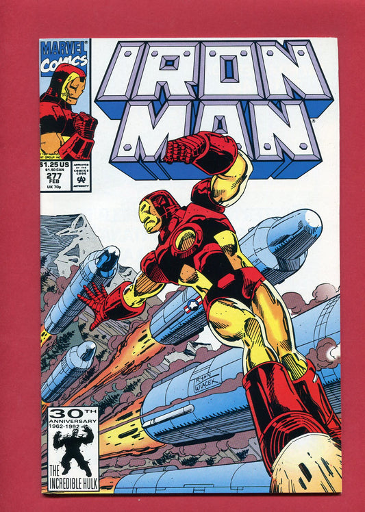 Iron Man #277 (Feb 1992), 9.2 NM-