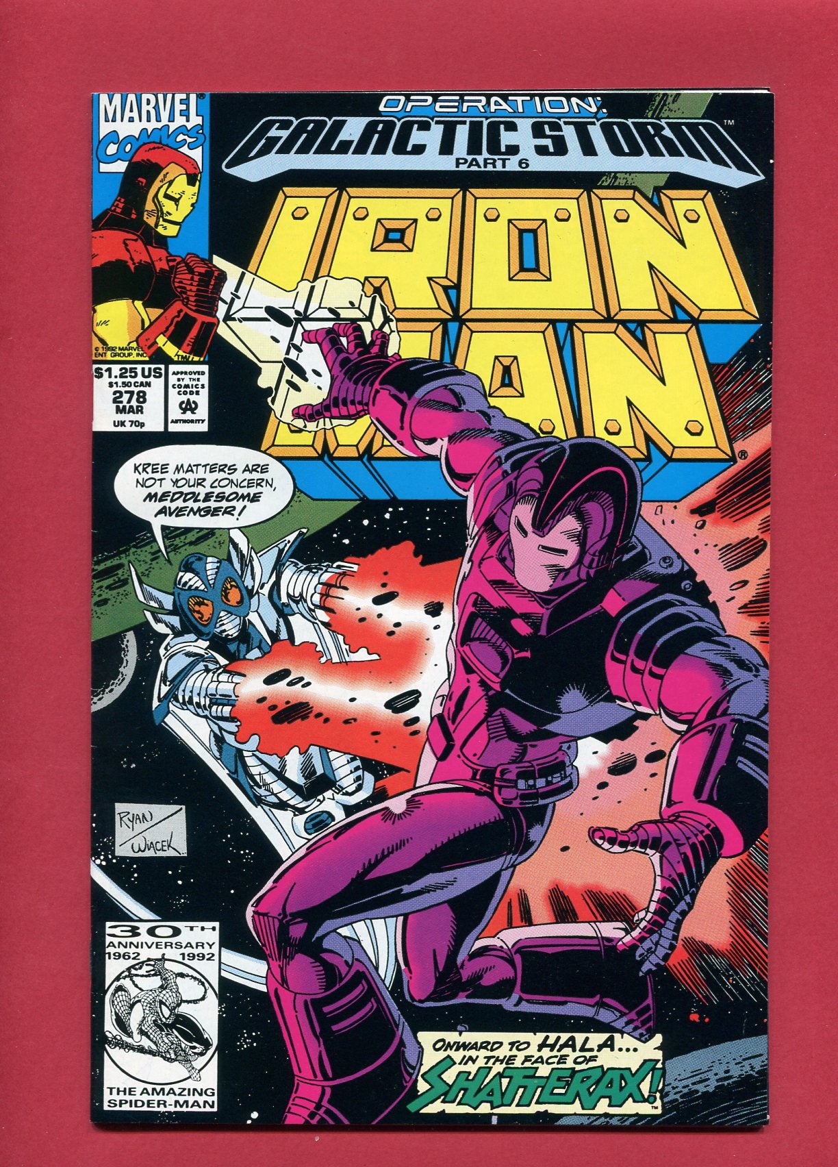 Iron Man #278 (Mar 1992), 7.0 FN/VF