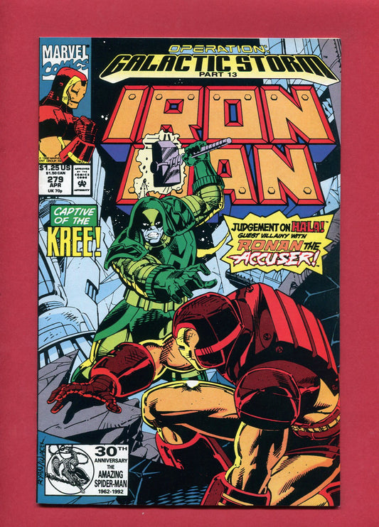 Iron Man #279 (Apr 1992), 9.2 NM-
