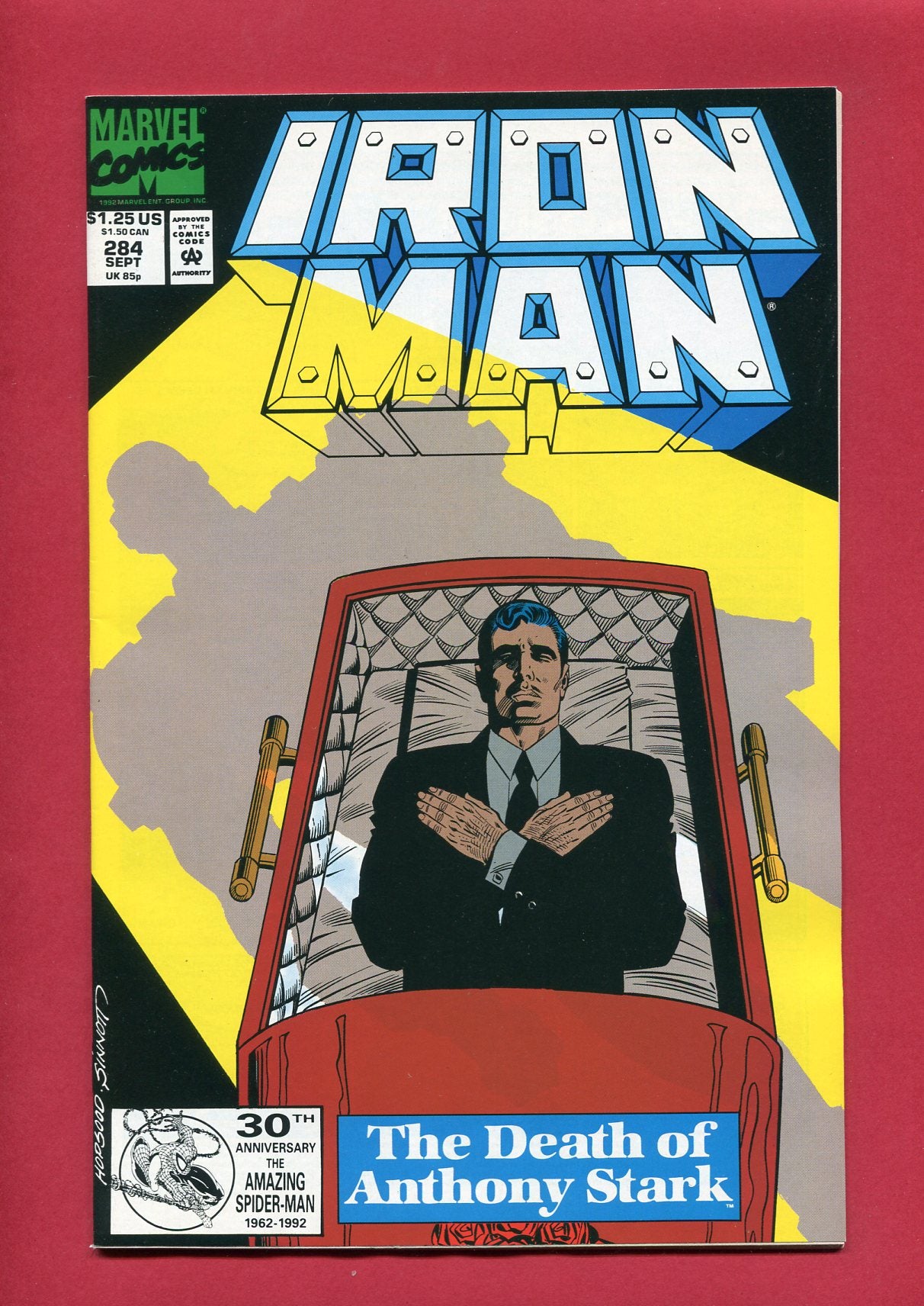 Iron Man #284 (Sep 1992), 8.5 VF+