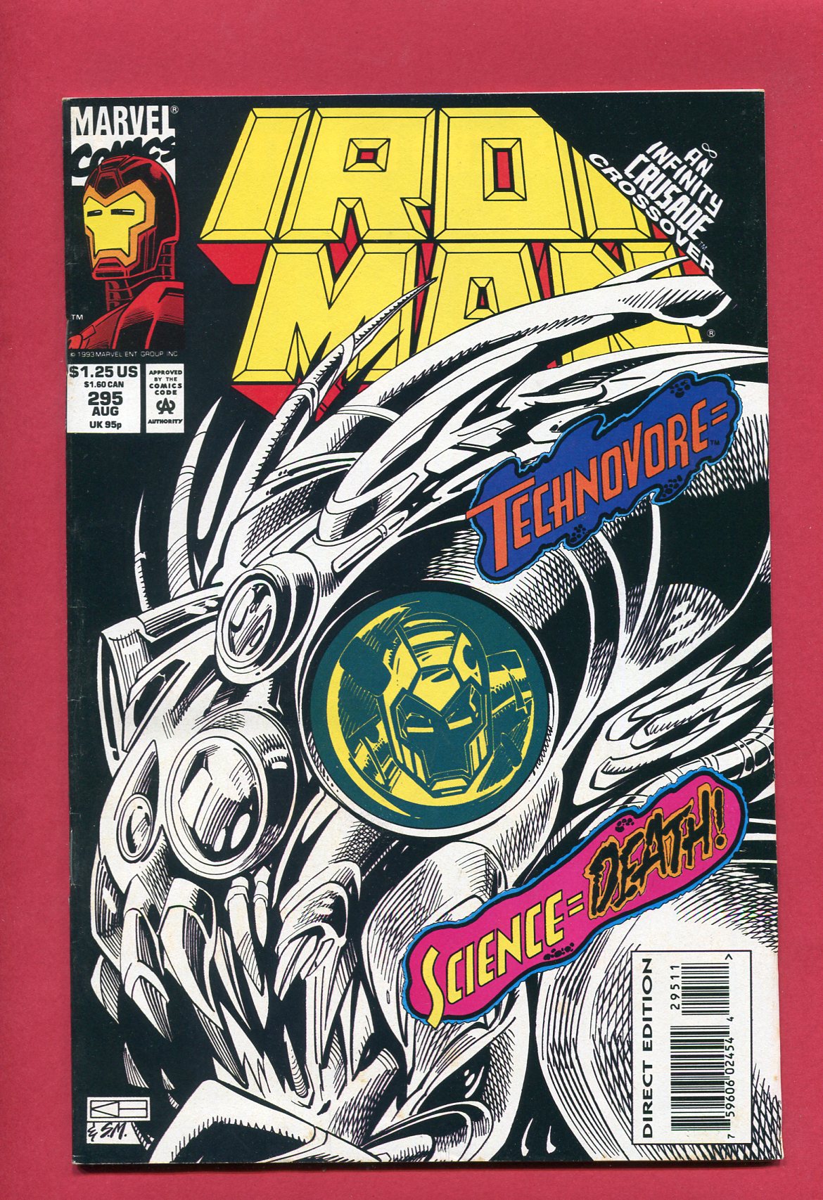 Iron Man #295 (Aug 1993), 6.5 FN+