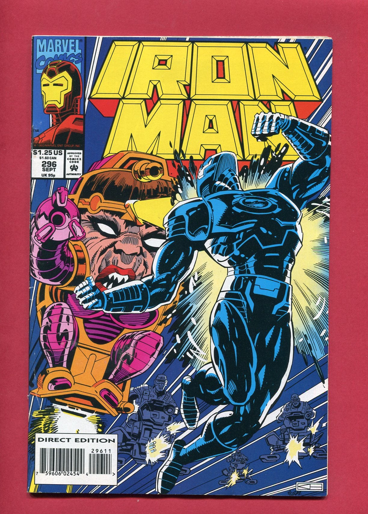 Iron Man #296 (Sep 1993), 7.0 FN/VF