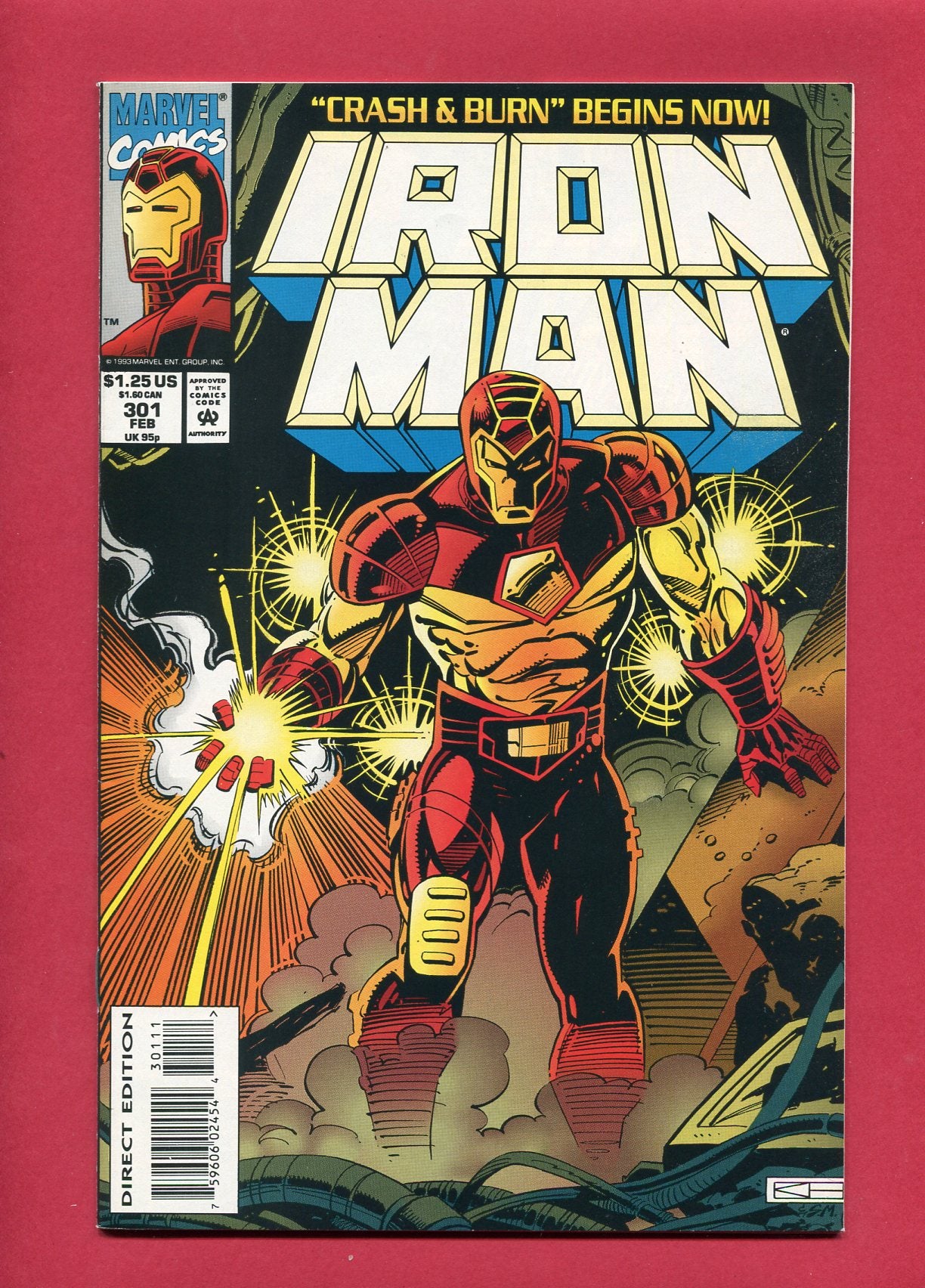Iron Man #301 (Feb 1994), 9.2 NM-