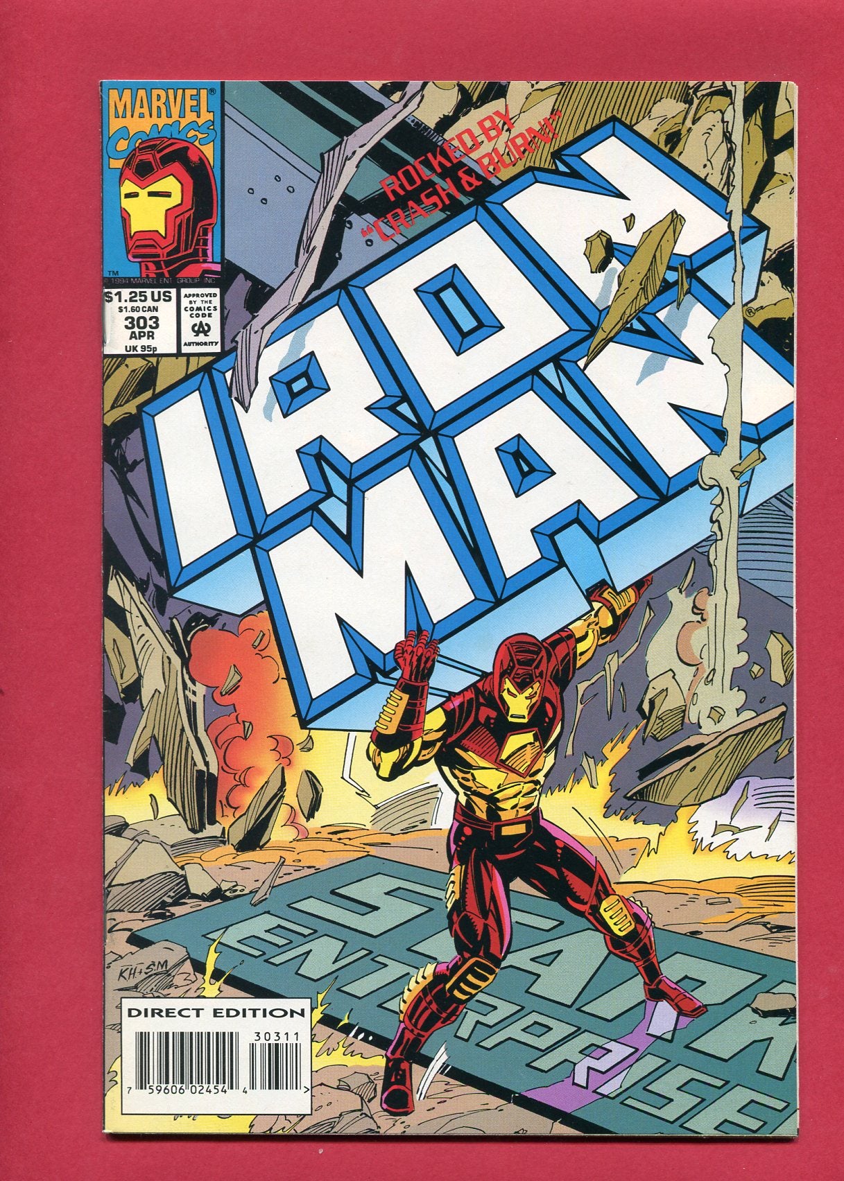 Iron Man #303 (Apr 1994), 8.5 VF+