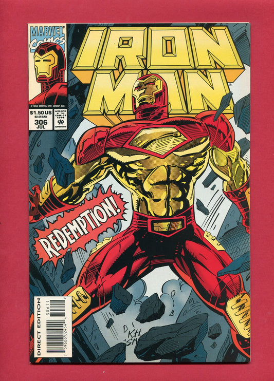 Iron Man #306 (Jul 1994), 9.2 NM-