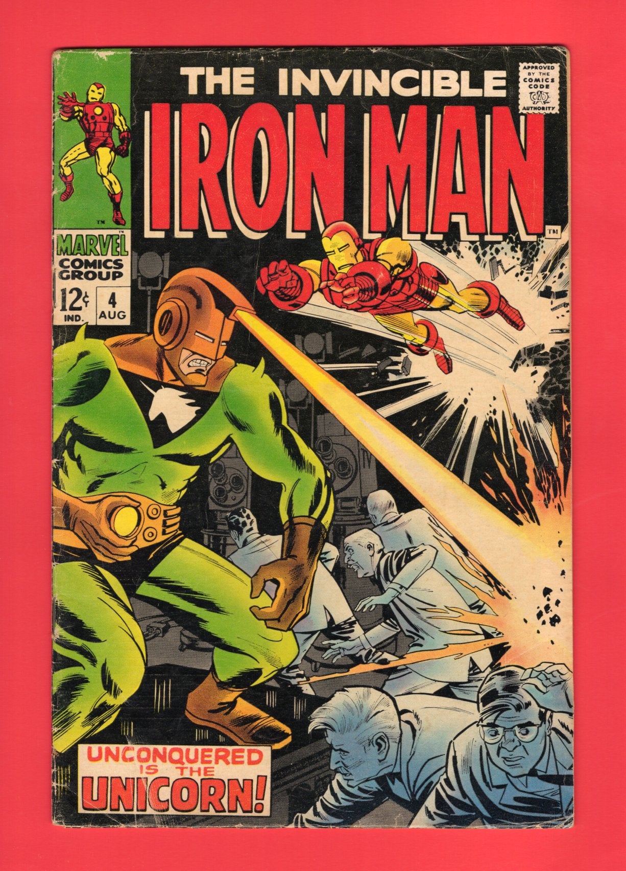 Iron Man #4 (Aug 1968) 3.0 GD/VG