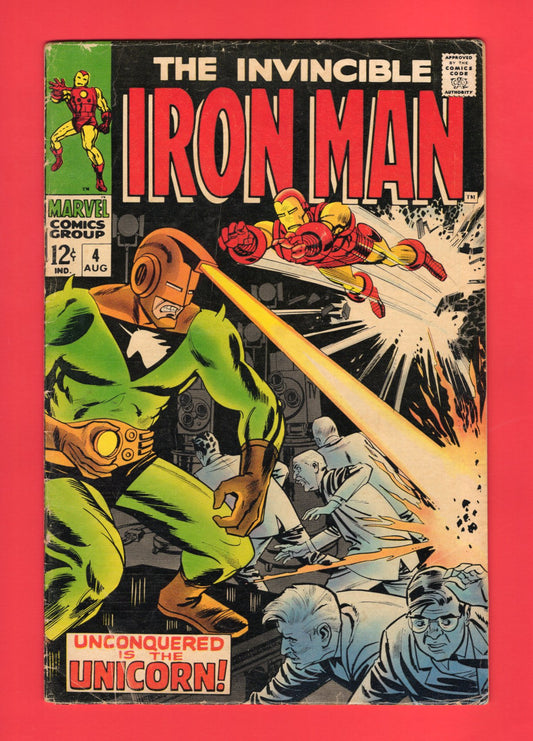 Iron Man #4 (Aug 1968) 3.0 GD/VG