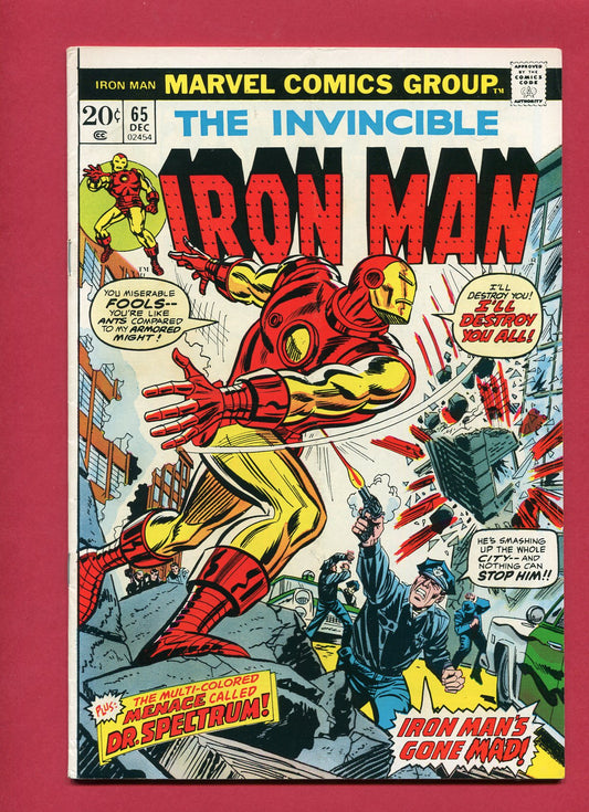 Iron Man #65 (Dec 1973), 6.0 FN