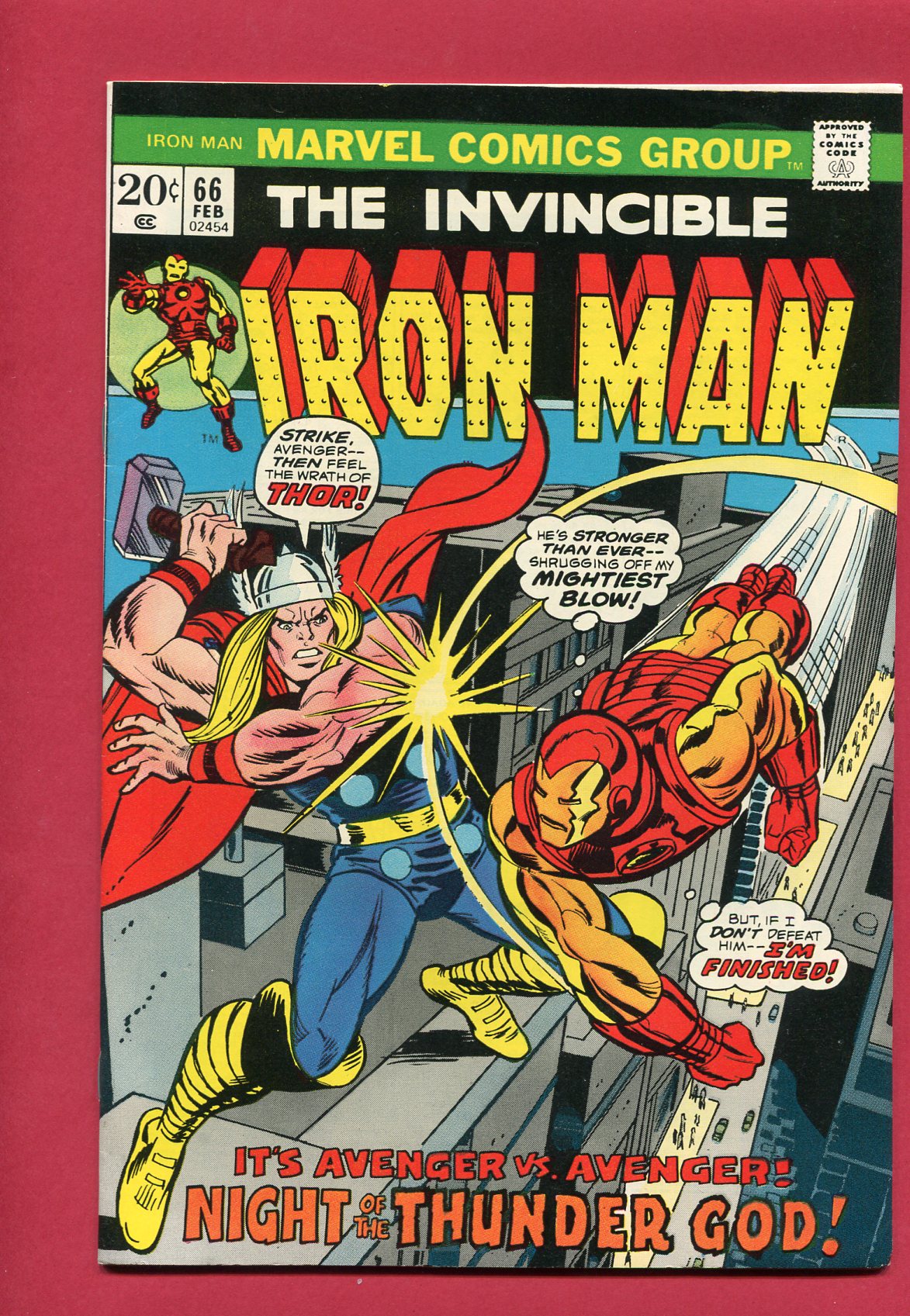 Iron Man #66 (Feb 1974) 7.5 VF-