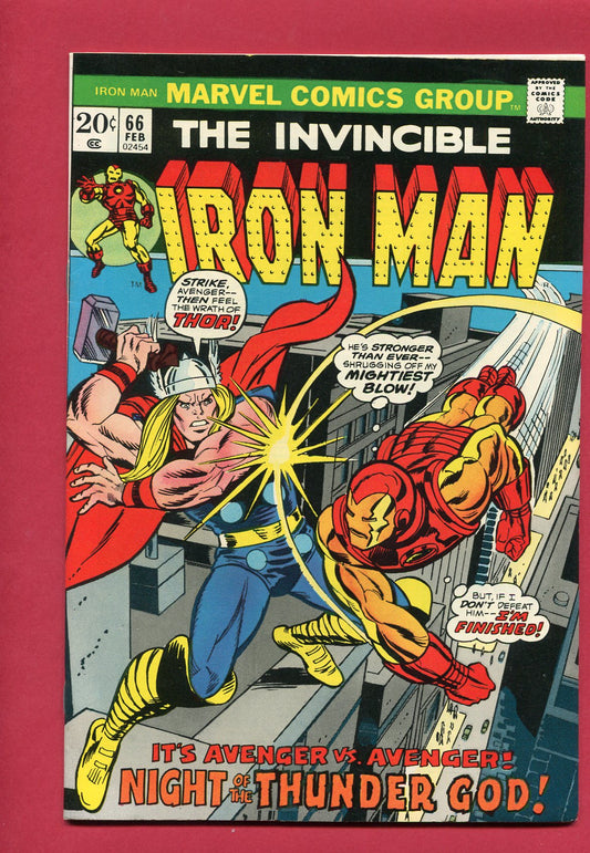 Iron Man #66 (Feb 1974) 7.5 VF-