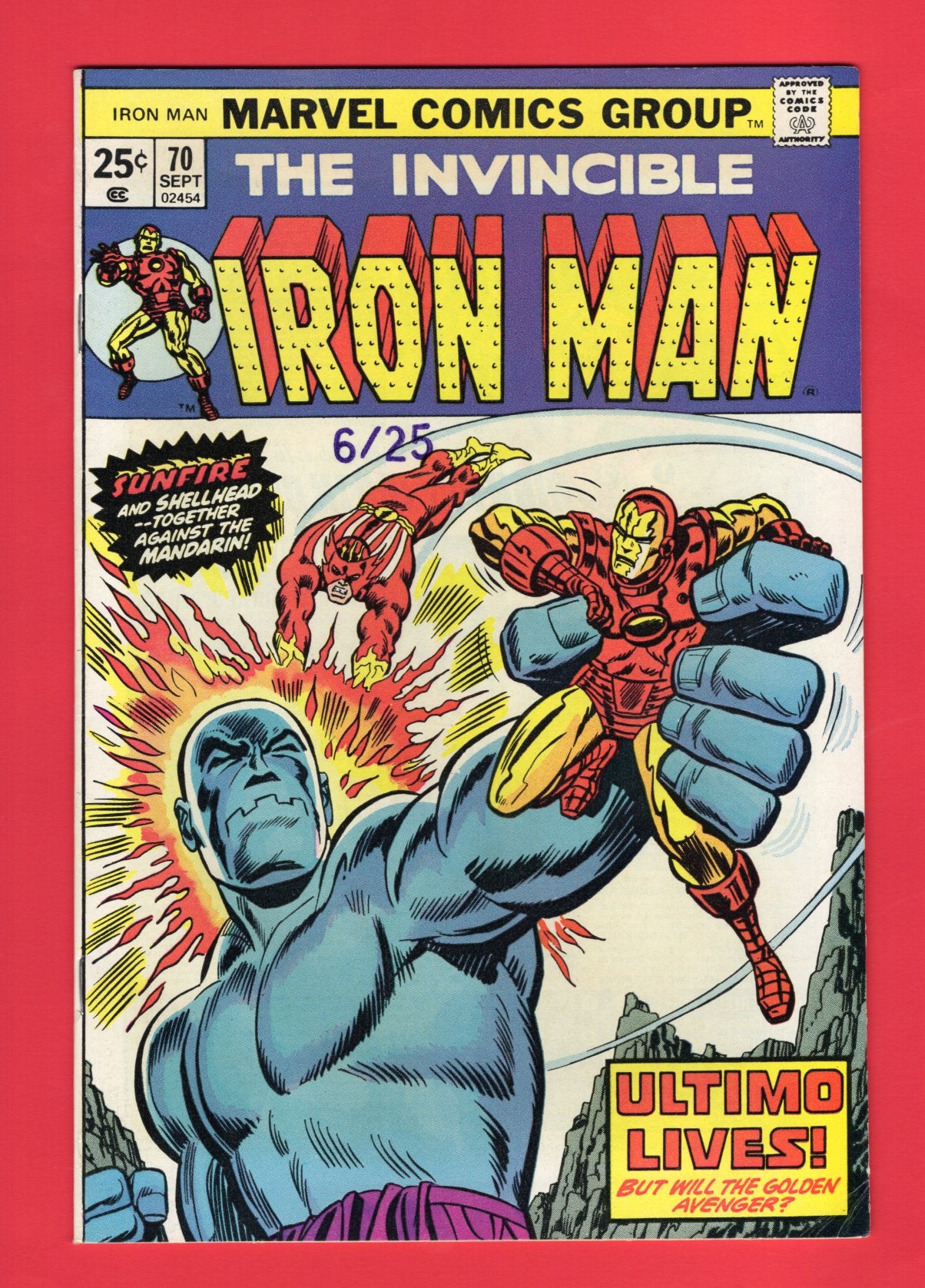 Iron Man #70 (Sep 1974) 7.5 VF-