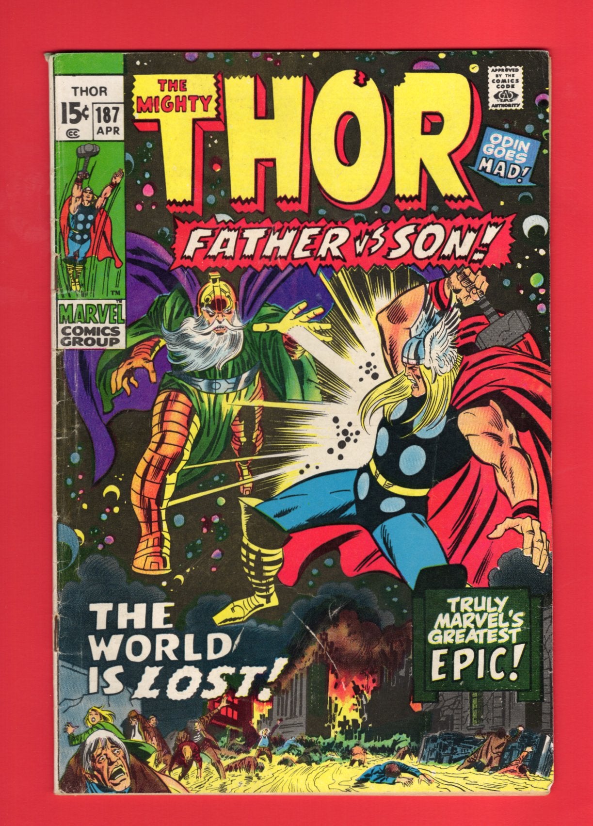 Thor #187 (Apr 1971) 5.0 VG/FN