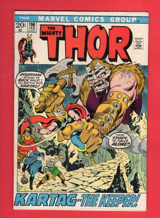 Thor #196 (Feb 1972) 6.5 FN+