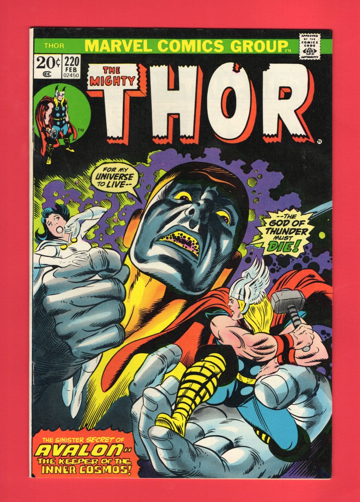 Thor #220 (Feb 1974) 7.5 VF-