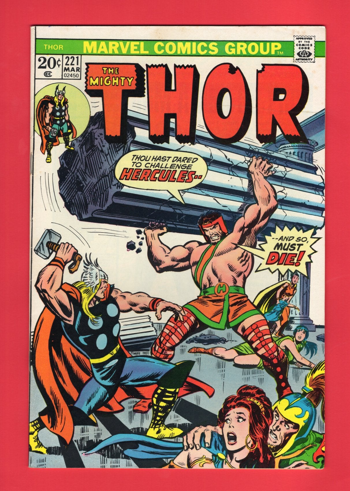 Thor #221 (Mar 1974) 7.5 VF-