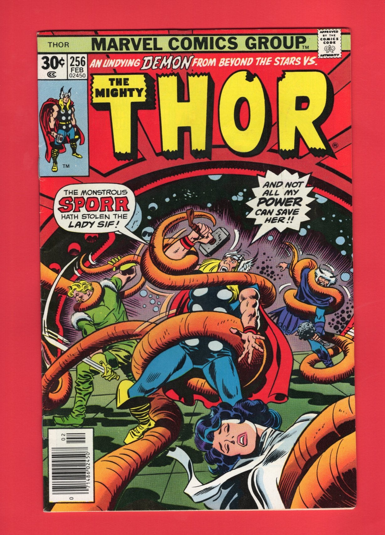 Thor #256 (Feb 1977) 7.0 FN/VF Newsstand