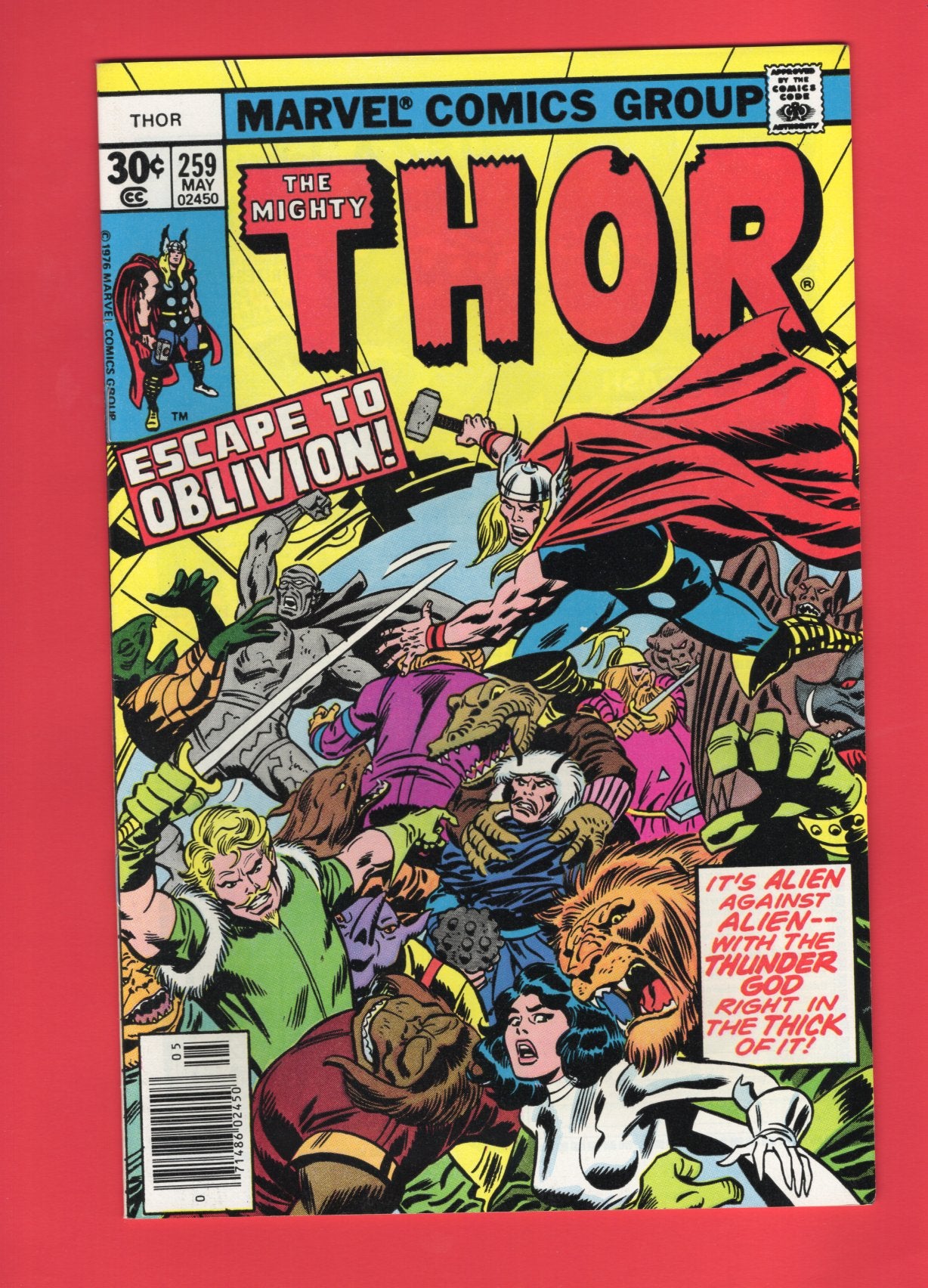 Thor #259 (May 1977) 8.5 VF+ Newsstand