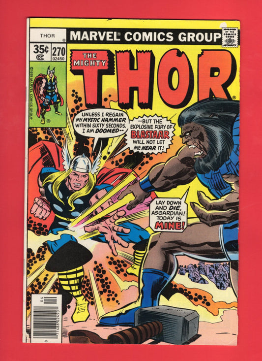 Thor #270 (Apr 1978) 7.5 VF- Newsstand