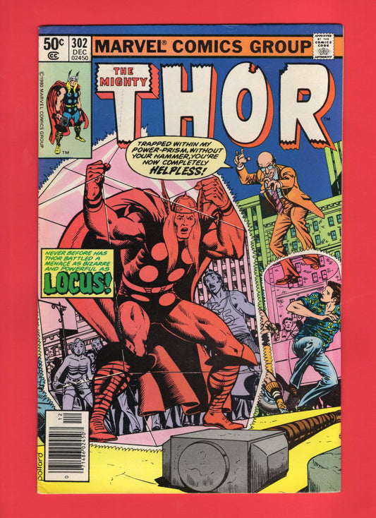 Thor #302 (Dec 1980) 7.5 VF- Newsstand