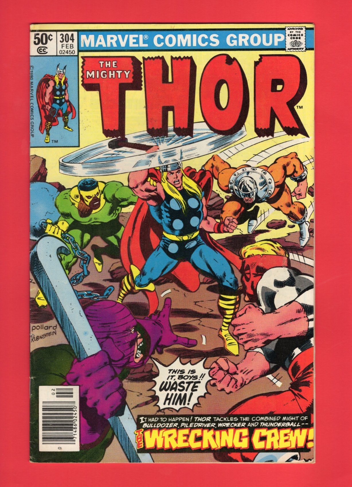 Thor #304 (Feb 1981) 6.5 FN+ Newsstand
