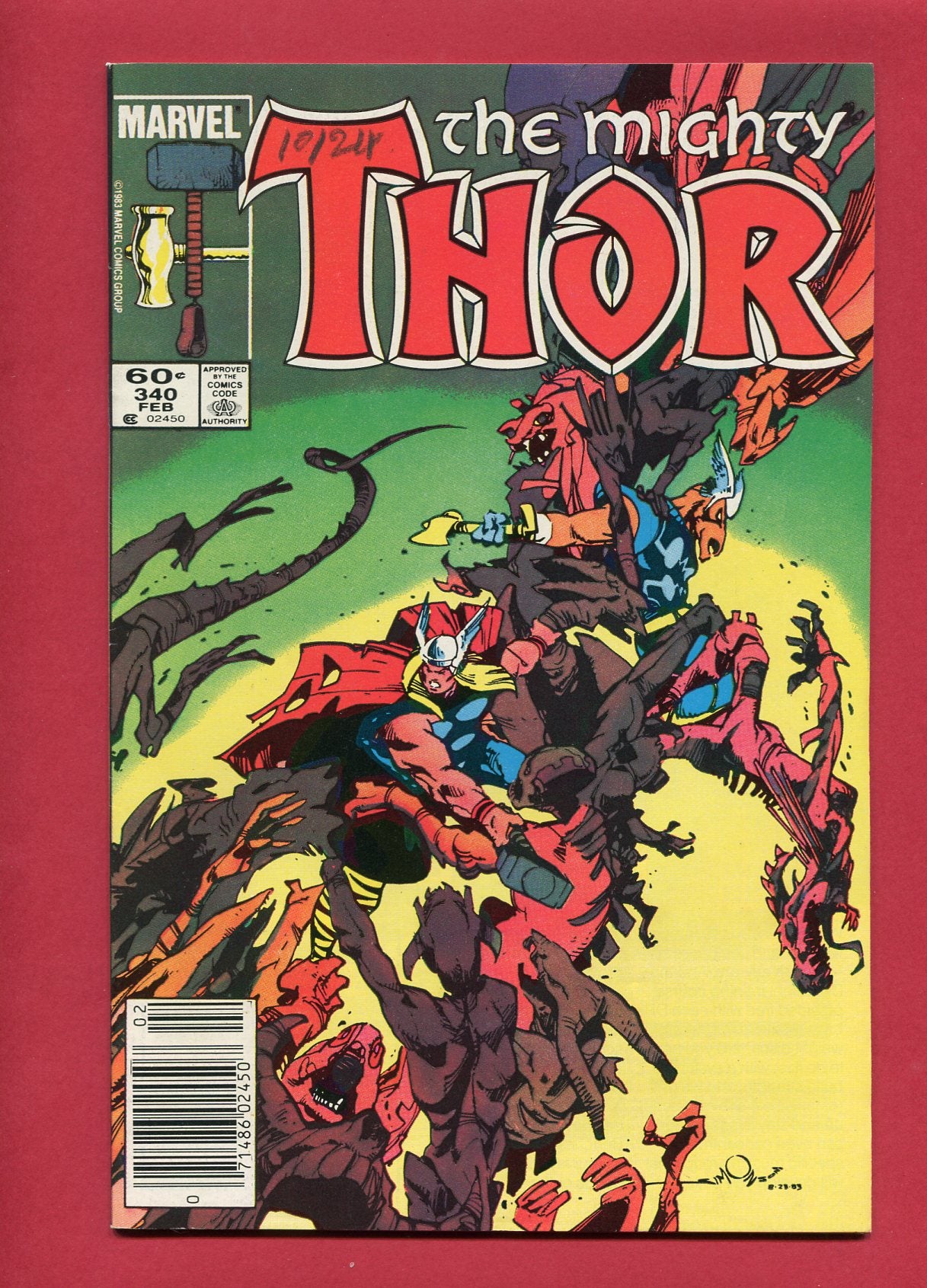 Thor #340 (Feb 1984), 7.5 VF-