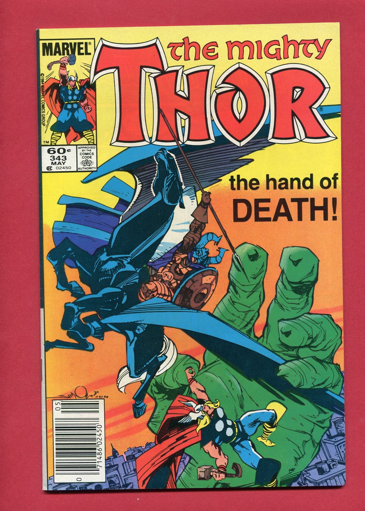 Thor #343 (May 1984), 7.5 VF-