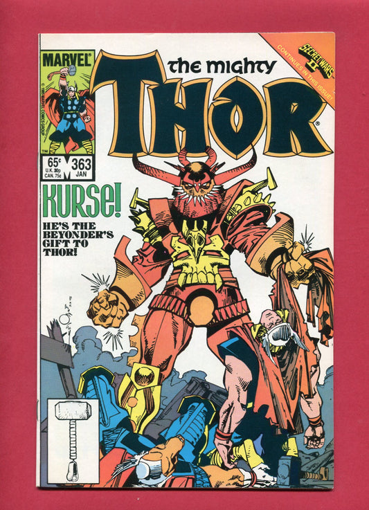 Thor #363 (Jan 1986), 9.2 NM-